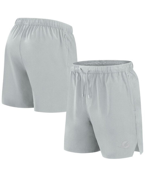 Men's Gray Miami Dolphins Front Office Woven Shorts