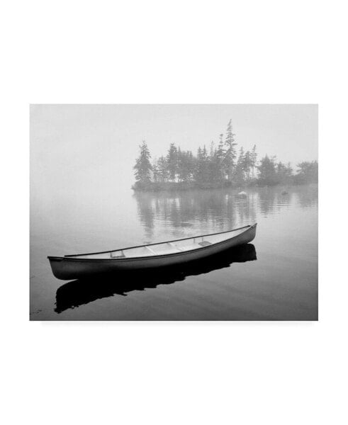 Monte Nagler Lone Canoe Liverpool Nova Scotia Canada 2 Canvas Art - 20" x 25"
