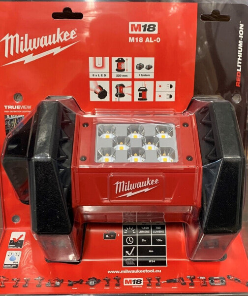 Milwaukee M18 AL-0 18V Akku-Flutstrahler Solo im Karton