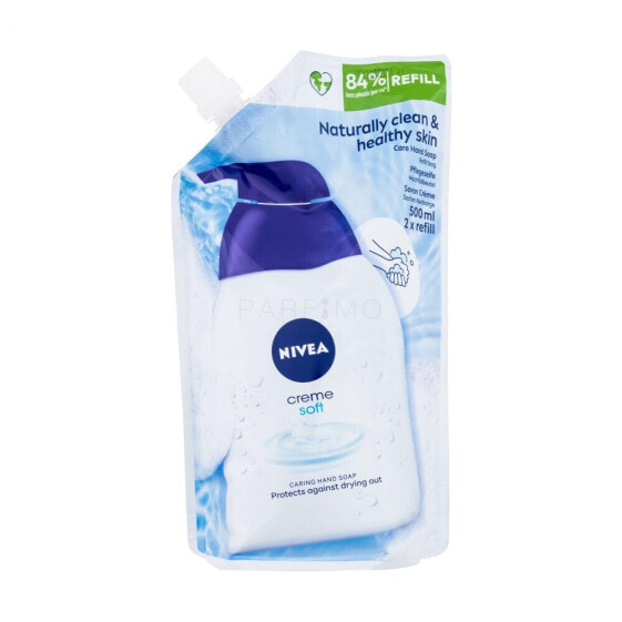 Nivea Creme Soft Care Soap Refill 500 ml flüssigseife für Frauen