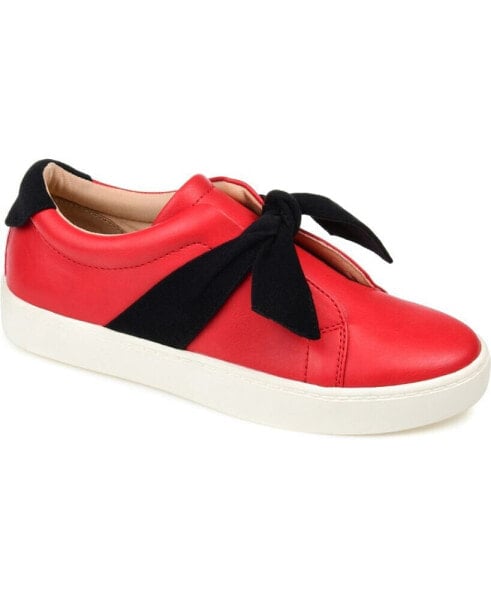 Women's Abrina Bow Detail Slip On Sneakers