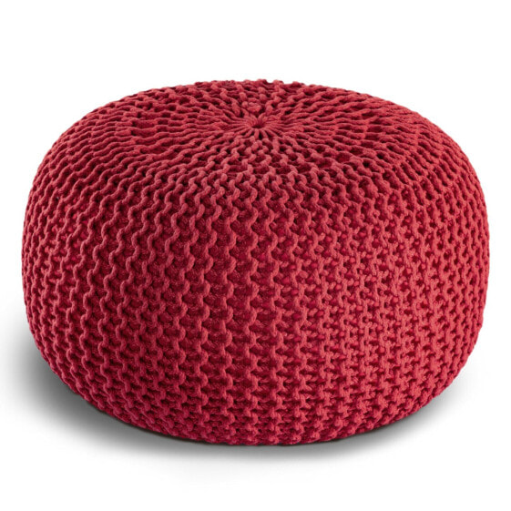 Bodenkissen ø 55 cm Pouf Sitzkissen