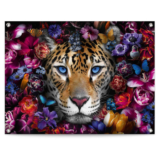 Kunstdruck Flower Cat