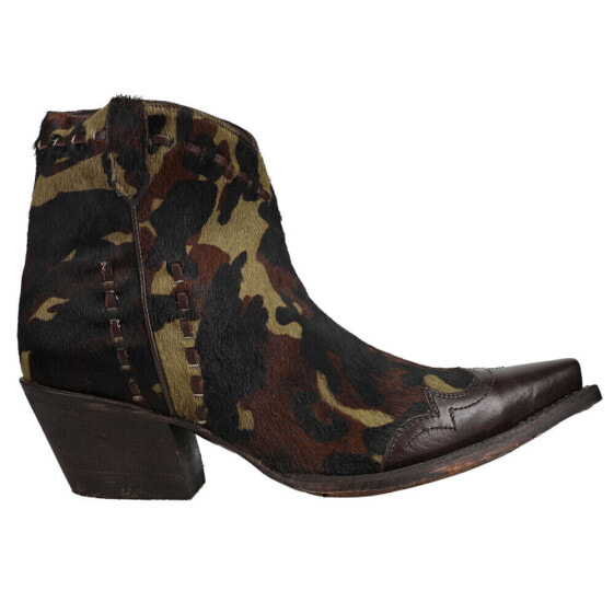 Сапоги женские Tony Lama Anahi Camo Snip Toe Brown VF6045 Casual Boots