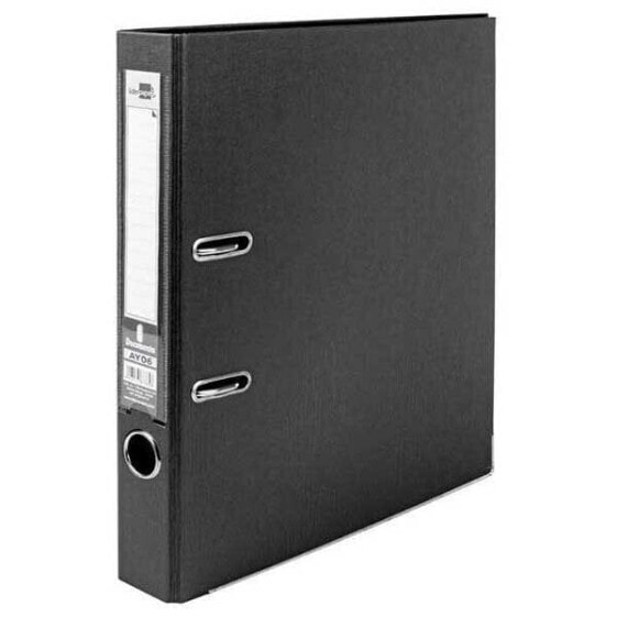 LIDERPAPEL Lever arch file A4 documents PVC lined with 52 mm spine radome metal compressor