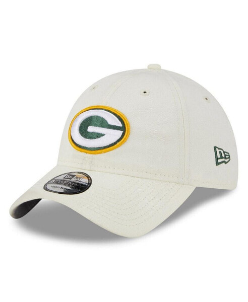 Men's Cream Green Bay Packers Core Classic 2.0 9TWENTY Adjustable Hat