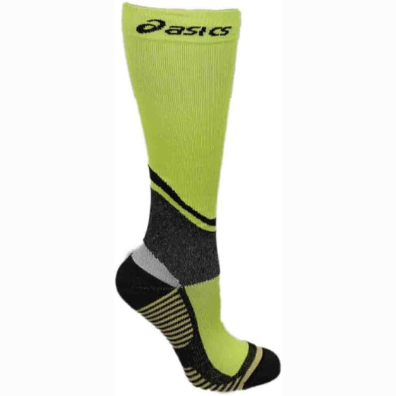 ASICS Rally Knee High Socks Mens Yellow Athletic ZK1760-87