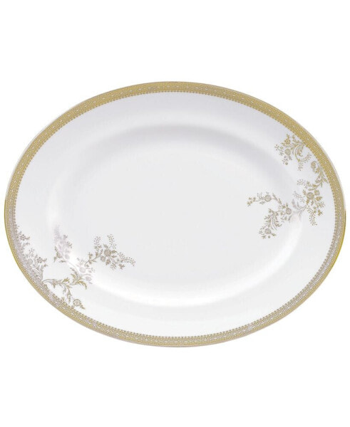 Dinnerware, Lace Gold Oval Platter