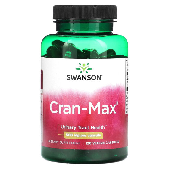 Витамины и БАДы Свансон Кран-Макс, 500 мг, 120 Вегетарианских капсул
