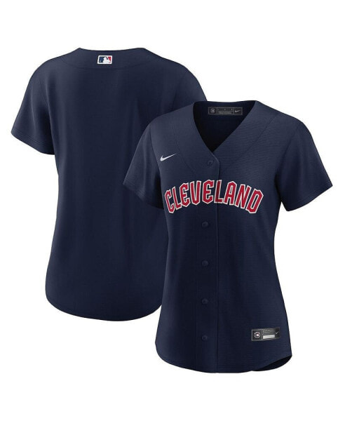 Блузка Nike женская Navy Cleveland Guardians Альтернативный официальный репликация Jersey