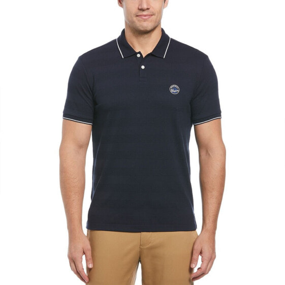 ORIGINAL PENGUIN Honeycomb Ao Jacquard short sleeve polo