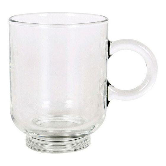 Набор из 6 кофейных чашек Royal Leerdam Sentido Mug Прозрачный Стеклянный 6 Предметы (6 штук) (37 cl)