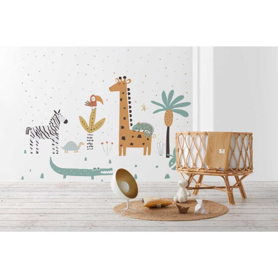 BIMBIDREAMS Kenia Mural Wall Microf.Remov 278x220 Cm