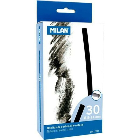 Угольные карандаши Milan 30 штук Ø 9-11 мм