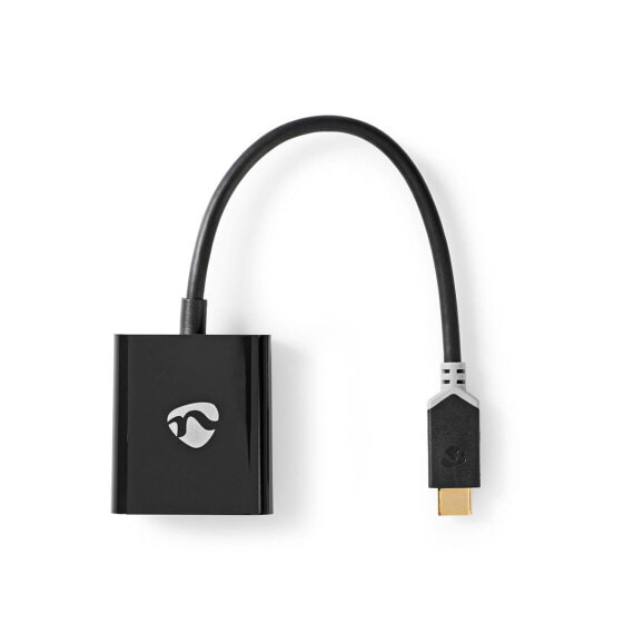 Nedis CCBP64850AT02 - 0.2 m - VGA (D-Sub) - USB Type-C - Female - Male - Gold
