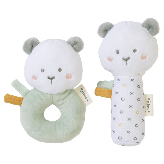 SARO Set Of 2 Rattles ´´Sweet & Fun´´