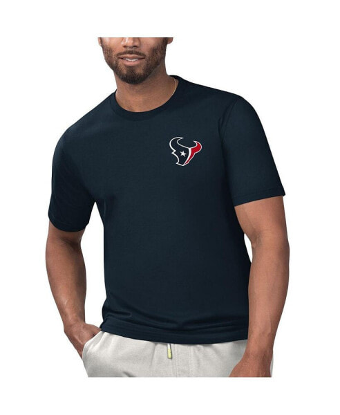 Men's Navy Houston Texans Licensed to Chill T-shirt