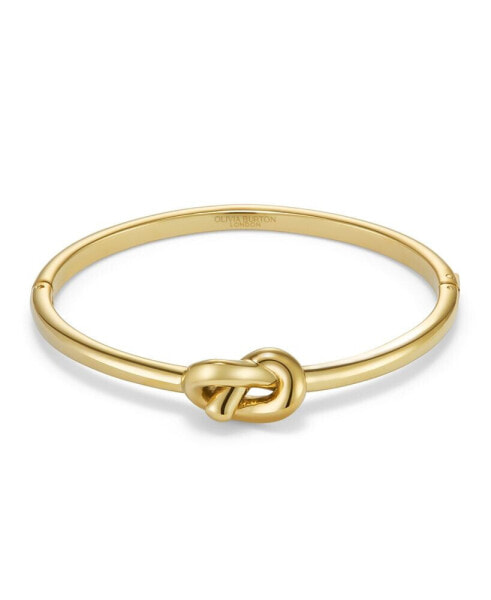 Women's Lover's Knot Gold-Plated Bangle