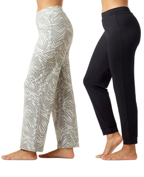 Women's 2-Pk. Pure Comfort Mid-Rise Pajama Pants