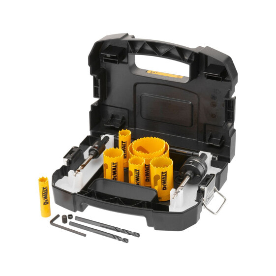 DeWALT Lochsägen-Set Bi-Metall Extreme, Elektriker-Set im Transportkoffer 11-tlg.