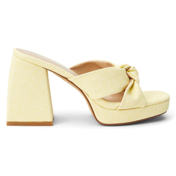 COCONUTS by Matisse Esme Platform Womens Yellow Dress Sandals ESME-703