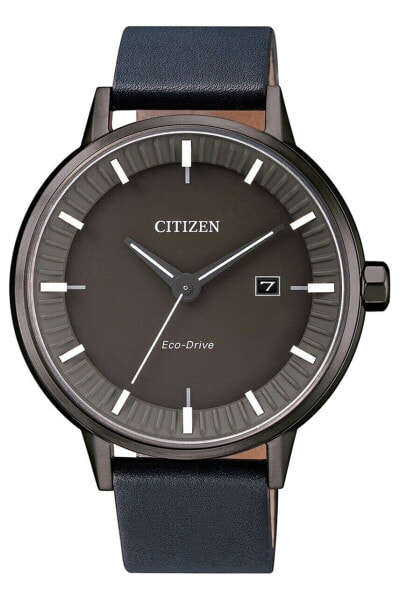 Citizen Men's Stainless Steel Grey Dial Eco-Drive Watch - BM7377-12X NEW