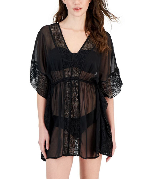 Women's Lace-Trim Cover-Up Tunic