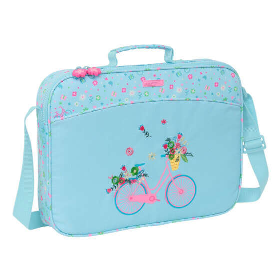 School Satchel Safta Bicicleta Blue 38 x 28 x 6 cm