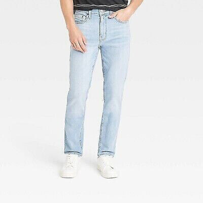 Men's Slim Fit Jeans - Goodfellow & Co Light Blue Denim 30x32