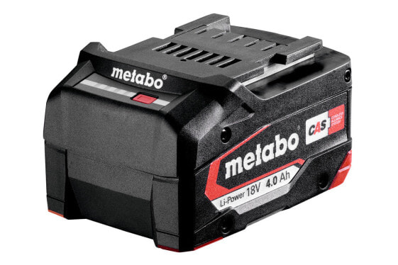 Metabo 625027000 - Battery - Lithium-Ion (Li-Ion) - 4 Ah - 18 V - Drill - Black