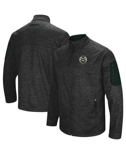 Men's Heathered Charcoal Colorado State Rams Anchor Full-Zip Jacket
