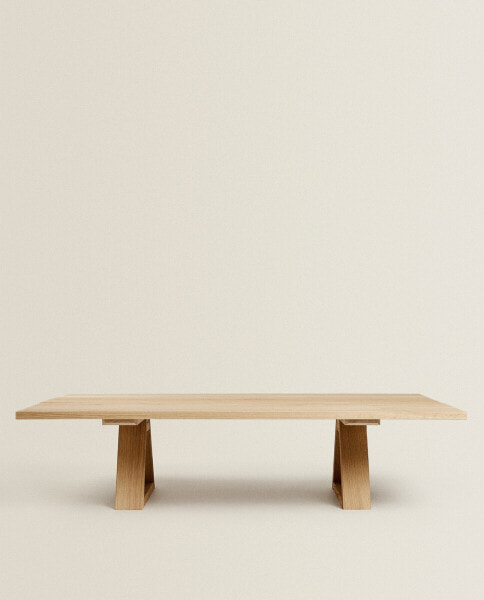 Oak coffee centre table