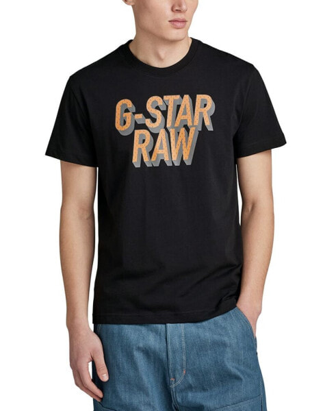 Men's Regular-Fit 3D Dotted Logo T-Shirt