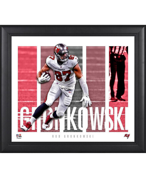 Rob Gronkowski Tampa Bay Buccaneers Framed 15" x 17" Player Panel Collage