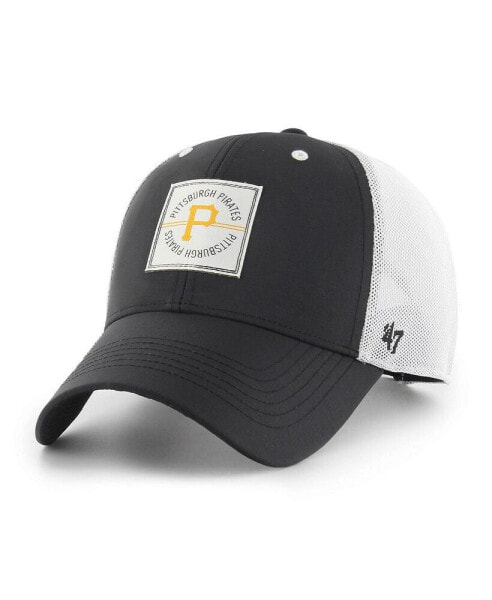 Men's Black Pittsburgh Pirates Disburse MVP Trucker Adjustable Hat