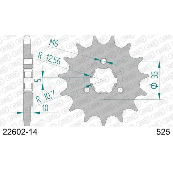 AFAM 22602 Front Sprocket