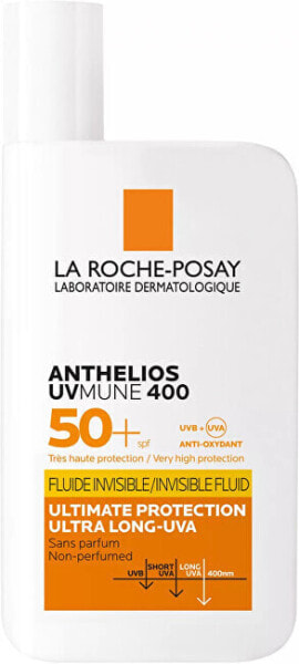 Sunscreen Fluid SPF 50+ Anthelios UVMune 400 (Invisible Fluid) 50 ml