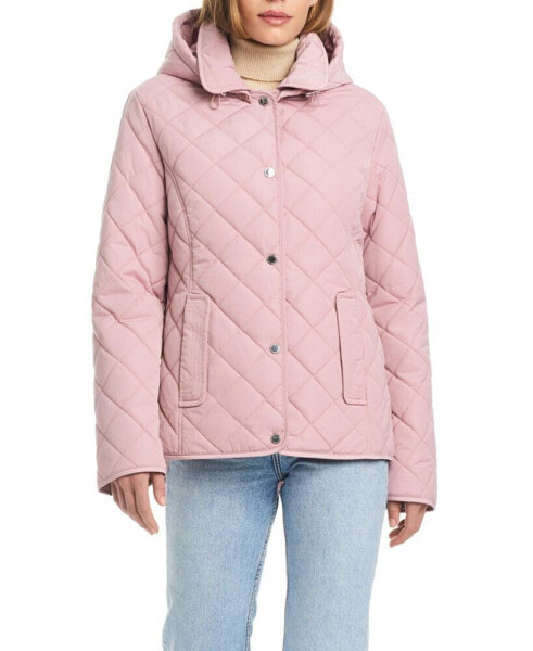 Women's Hooded Quilted Water-Resistant Jacket