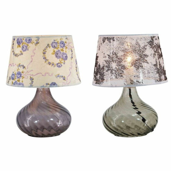 Декоративная настольная лампа DKD Home Decor Crystal Multicolour 25 x 25 x 33,5 см 220 В 25 Вт (2 шт)