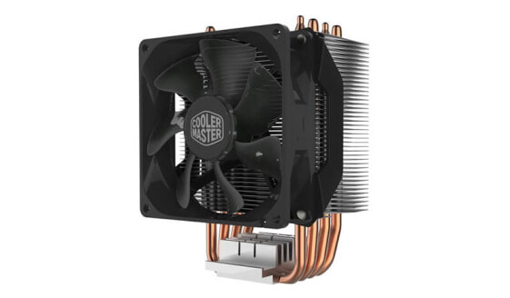 Cooler Master Hyper H412R - Cooler - 9.2 cm - 600 RPM - 2000 RPM - 29.4 dB - 34.1 cfm