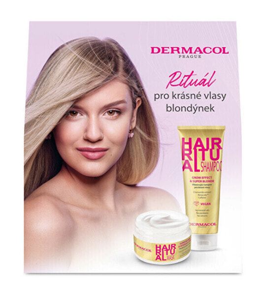 Набор для ухода за светлыми волосами Hair Ritual Blonde Dermacol