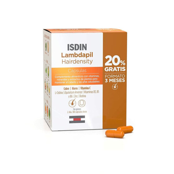 Продукт от выпадения волос Isdin Lambdapil 180 капсул (пищевая добавка)