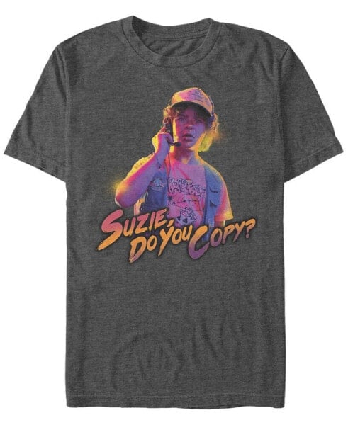 Men's Stranger Things Dustin Suzy Do You Copy Short Sleeve T-Shirt