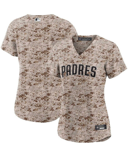 Футболка Nike женская Replica Team Jersey Camo San Diego Padres USMC Alternate