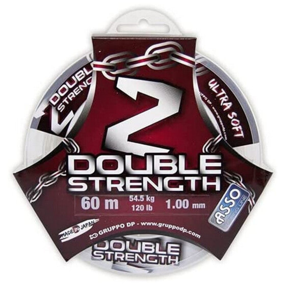 Монофильная леска для рыбалки Asso Double Strength Ultra Soft 60 м