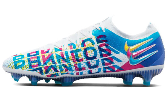 Футбольные кроссовки Nike Phantom GT Elite 3D сине-розового цвета