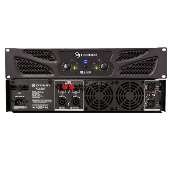 Crown XLI 800 Amplifier 2x - 300 Watt / 4 Ohm