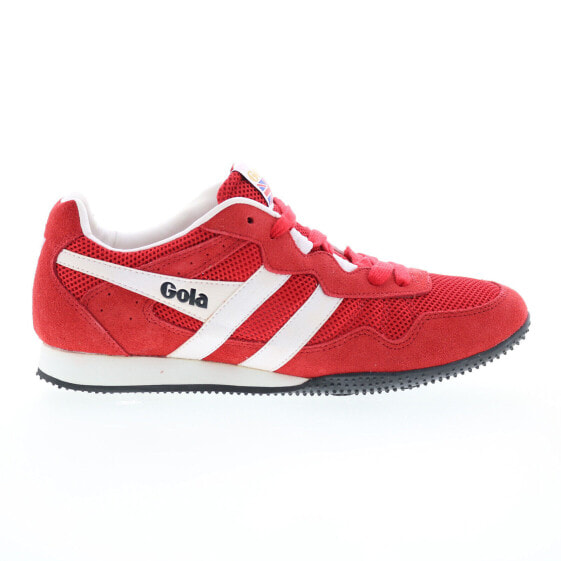 Gola Sprinter CMA149 Mens Red Synthetic Lace Up Lifestyle Sneakers Shoes 9
