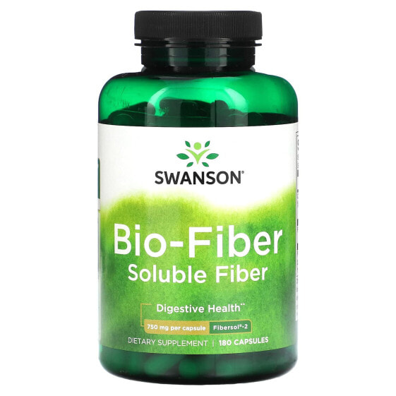 БАД Клетчатка Swanson Bio-Fiber, 750 мг, 180 капсул