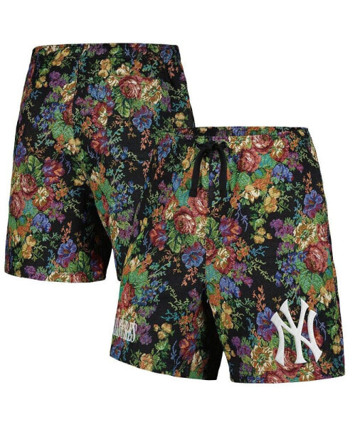 Men's Black New York Yankees Floral Shorts